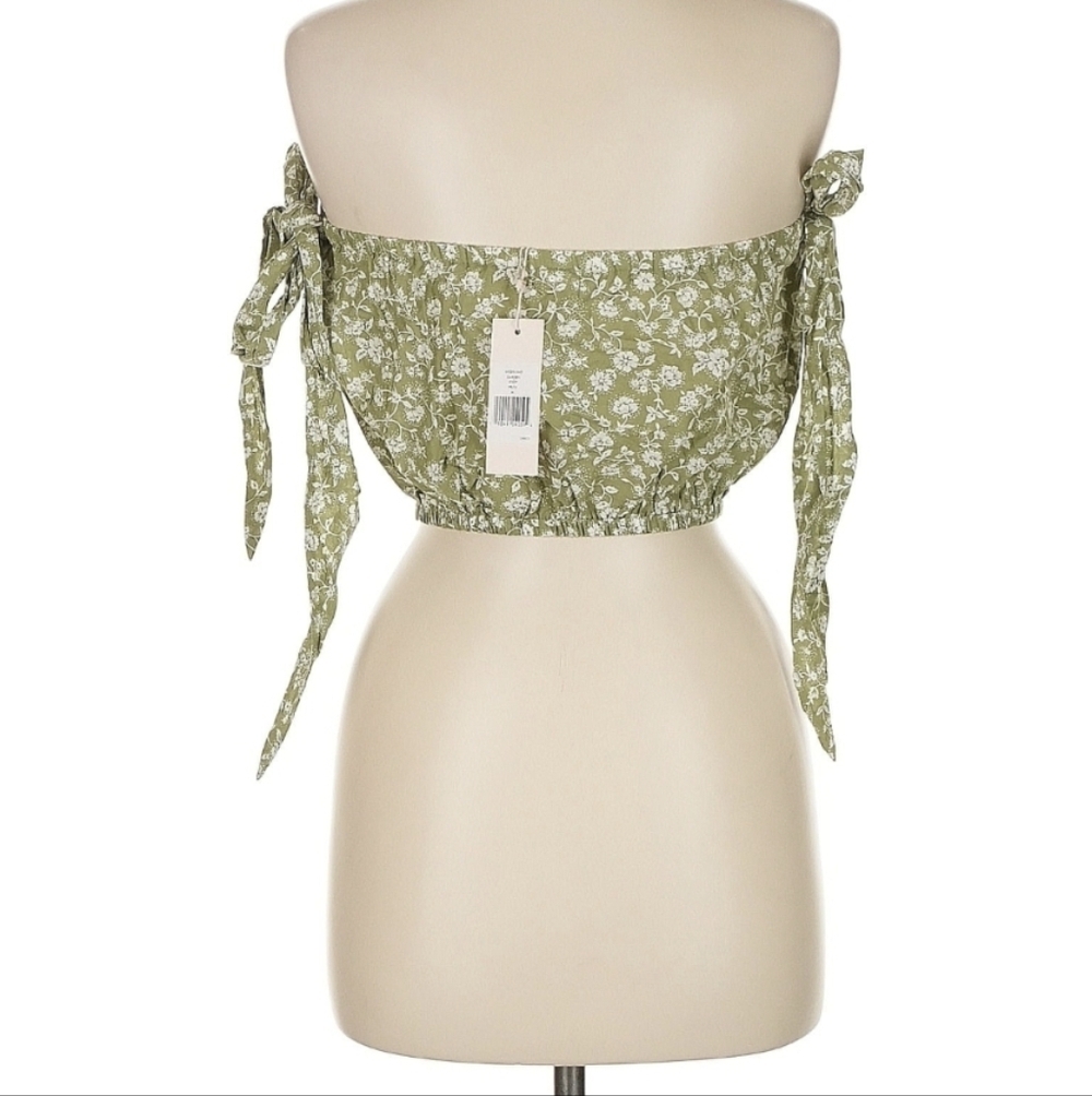 Eberjey Garden Andy Off-Shoulder Crop Top NWT Size Medium - Picture 5 of 9